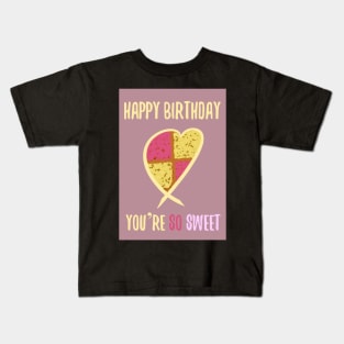 Battenberg birthday! Kids T-Shirt